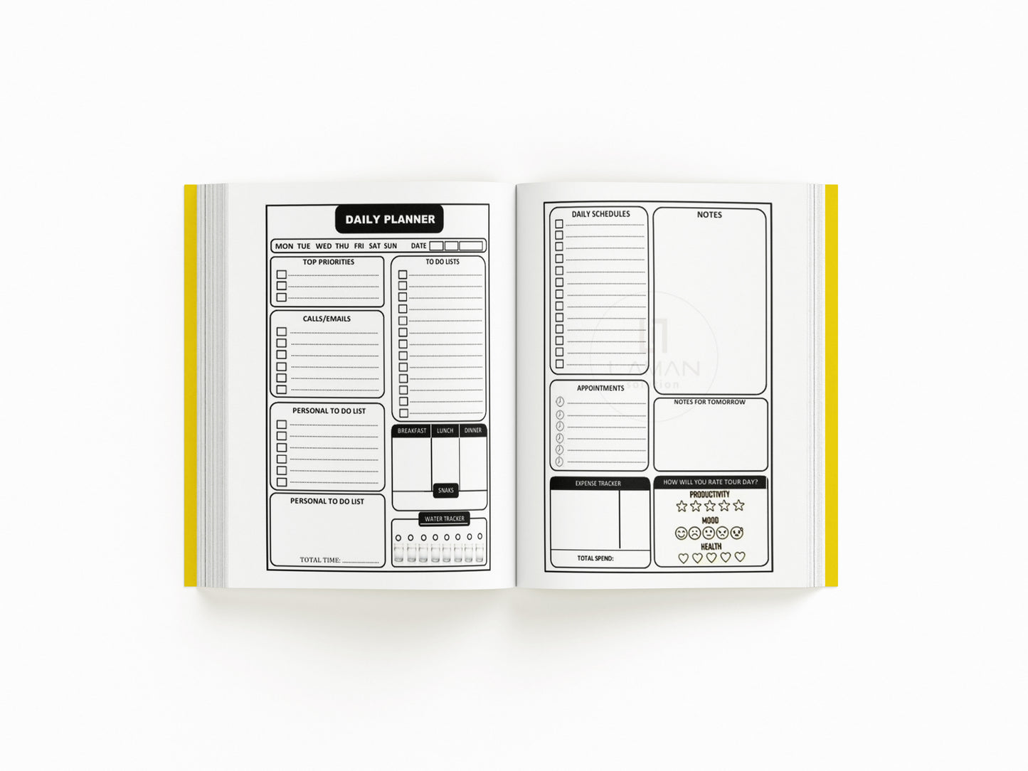 My Daily Planner – 100-Day Productivity Journal